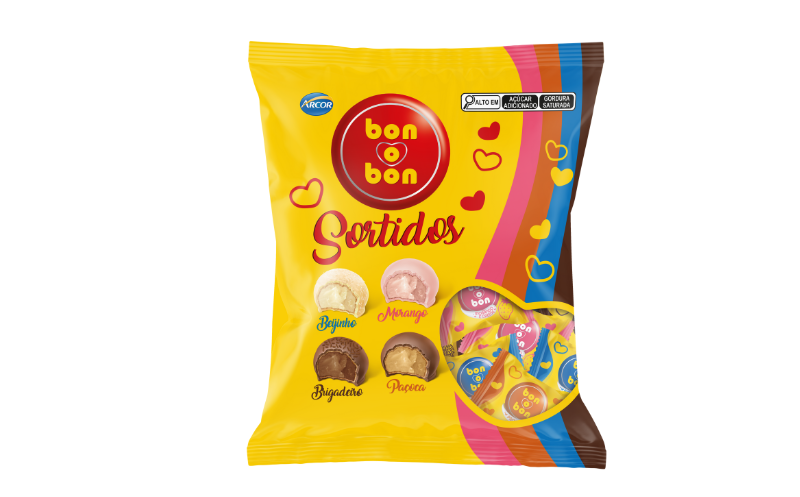 Bombom Bonobon Pc 750g Arcor Sortido
