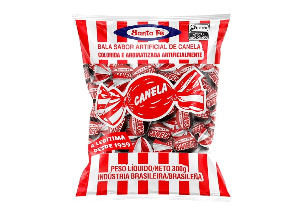 Bala de Canela Santa Fé 600g