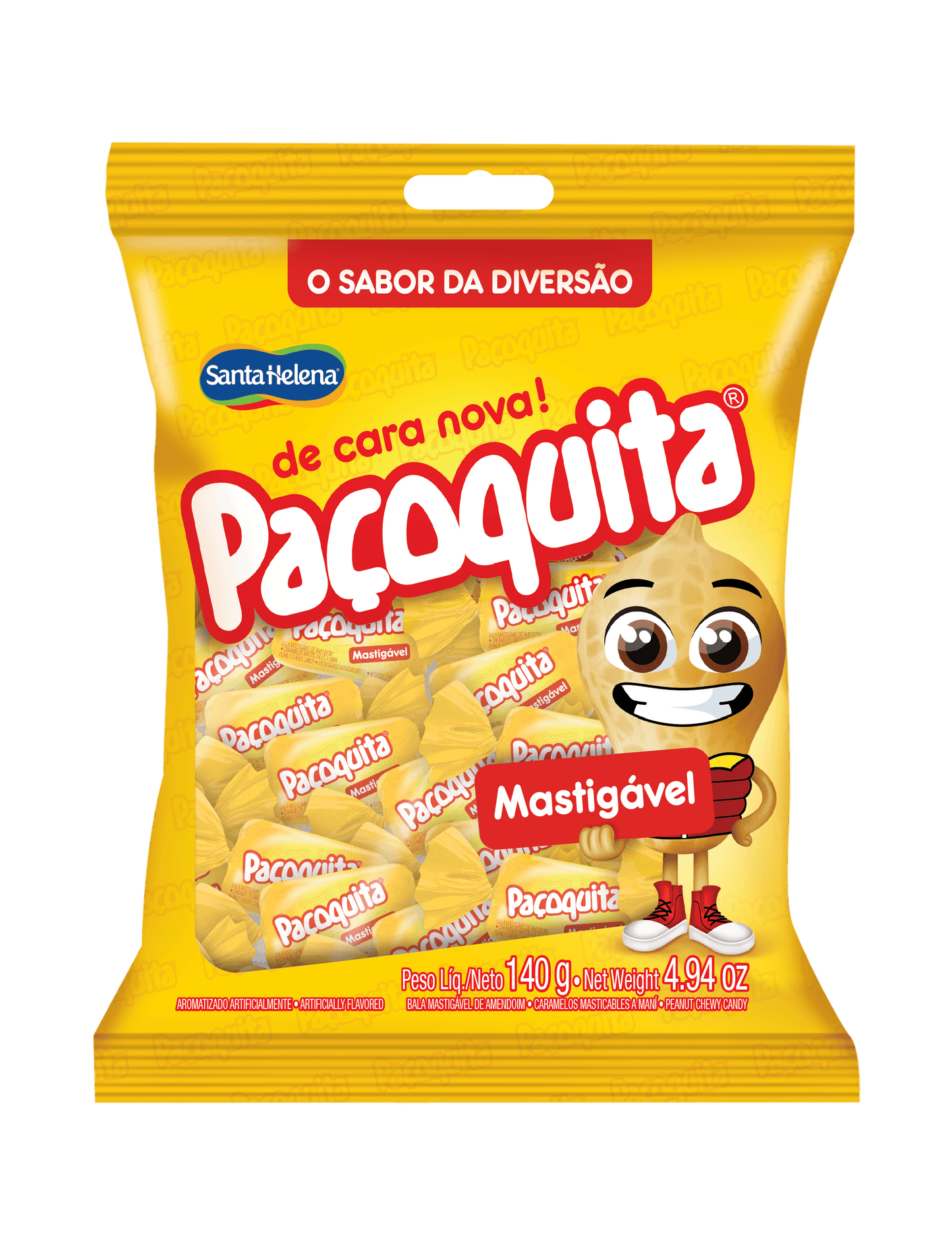 BALA PAÇOQUITA SANTA HELENA 500g