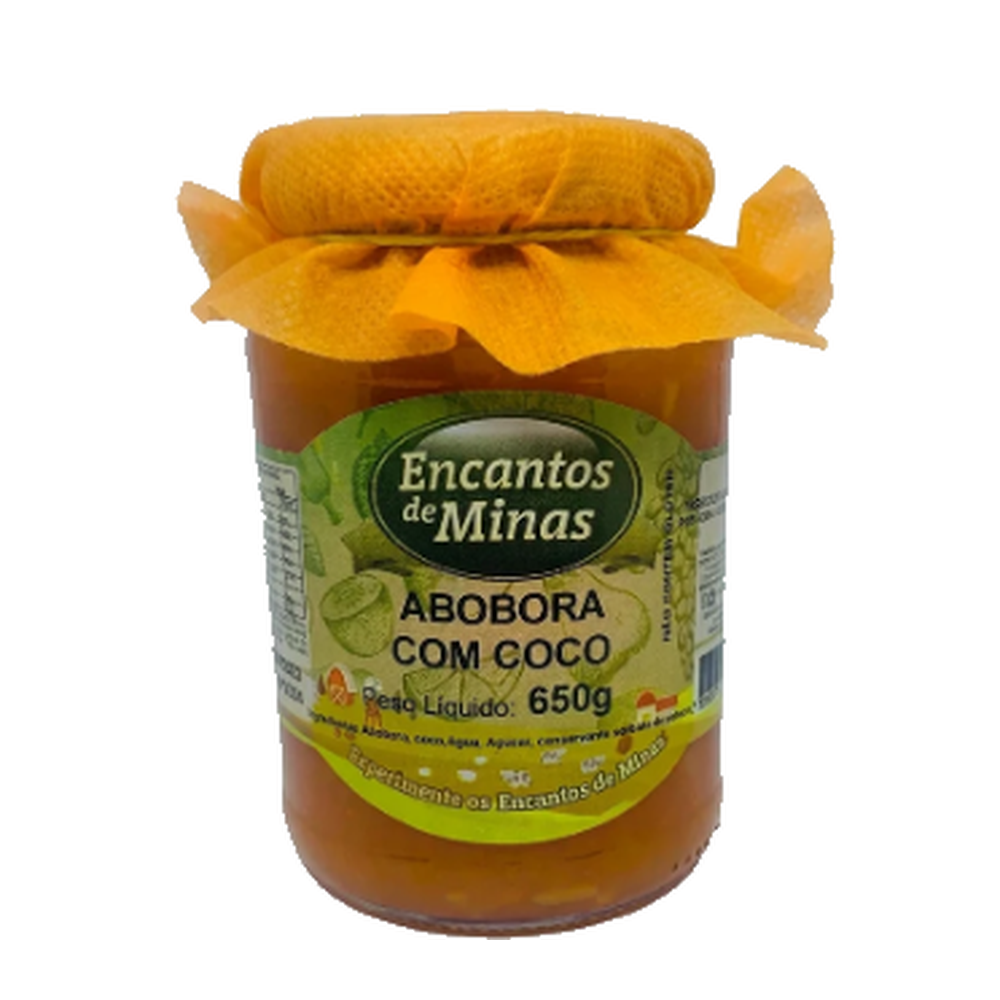 Doce de Abóbora com Coco Encantos de Minas 650g
