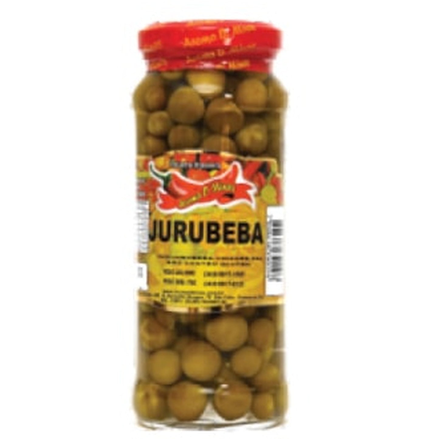 Conserva Jurubeba Drenado Aroma De Minas 150g sobre fundo branco