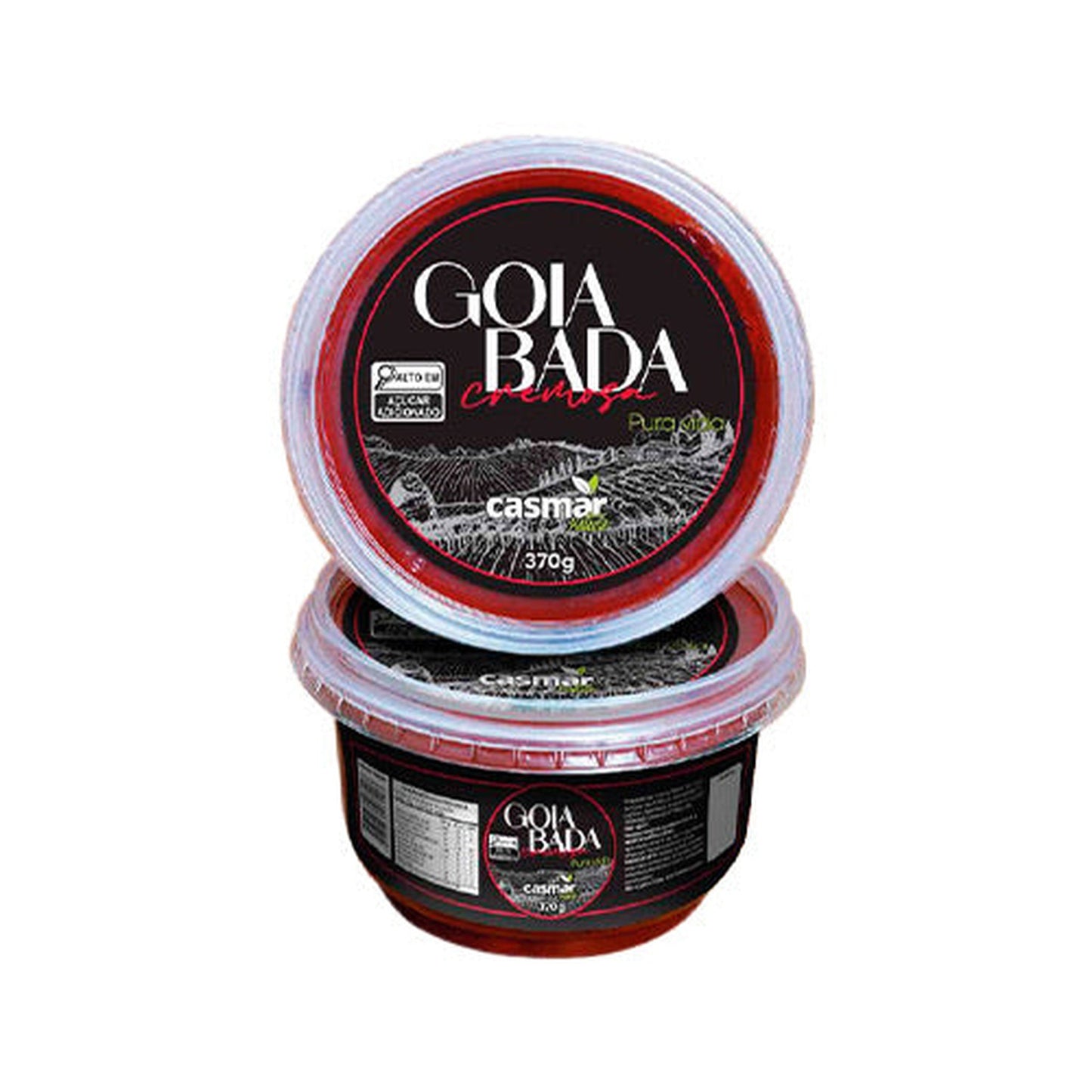 Goiabada Cremosa Casmar 370g sobre fundo branco