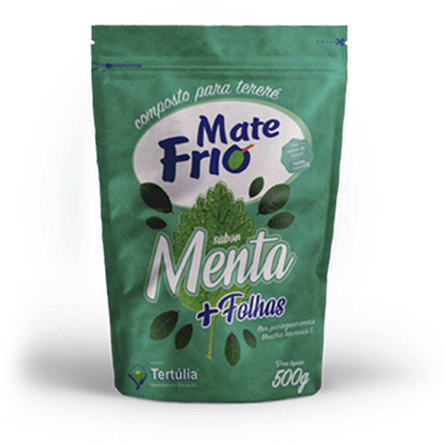Terere Menta Tertúlia 500g sobre fundo branco