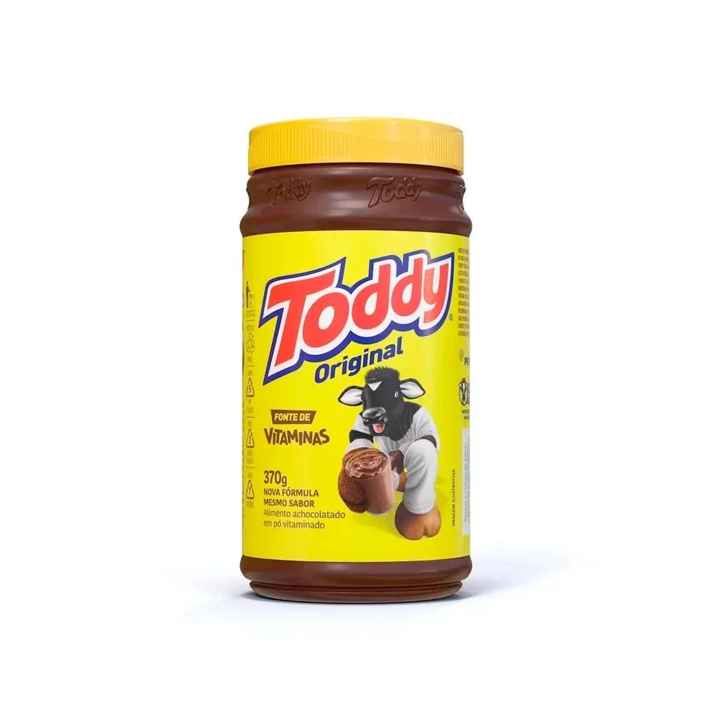 Toddy 370g sobre fundo branco