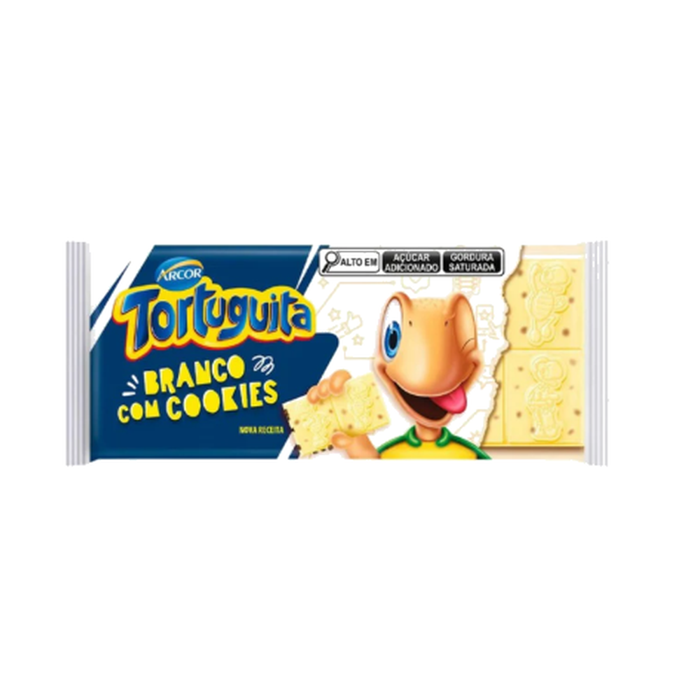 Chocolate Tortuguita Arcor Bco.cookies 80g