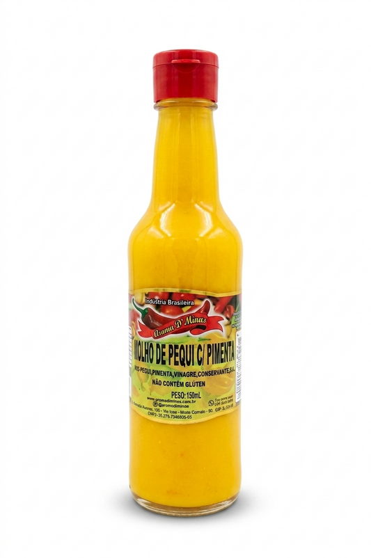 Molho De Pequi Com Pimenta Aroma D'Minas 150ml