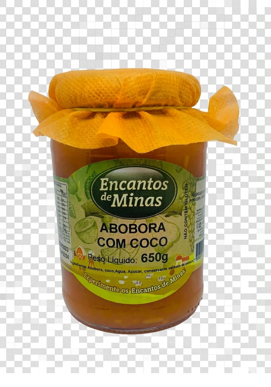 Doce de Abóbora com Coco Encantos de Minas 650g