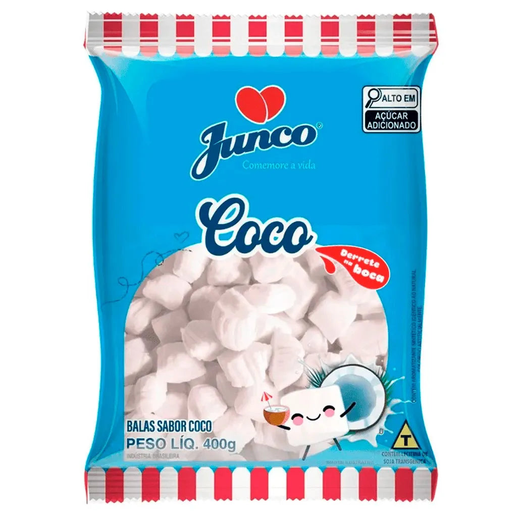 Bala de Coco Junco 400g