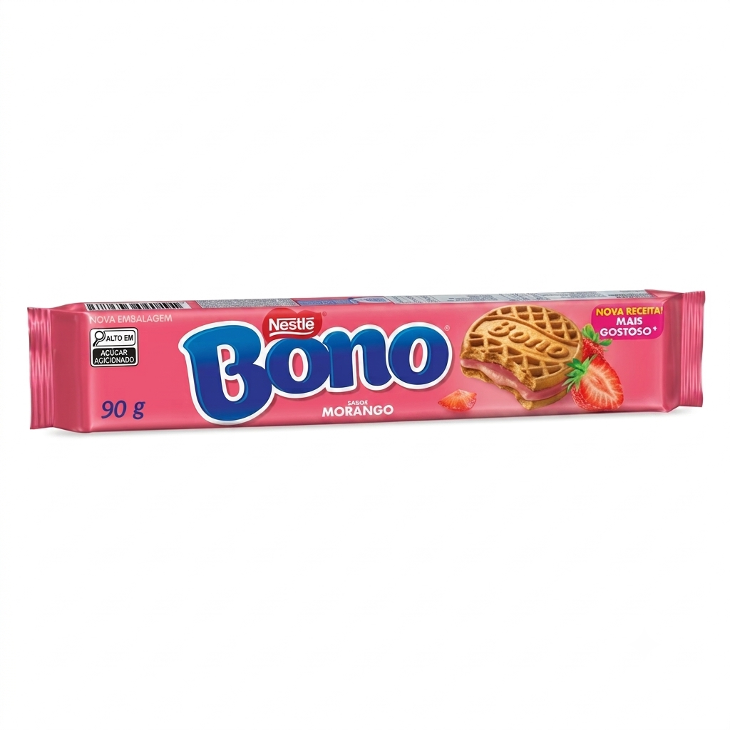 Galleta rellena de fresa Bono 90 g