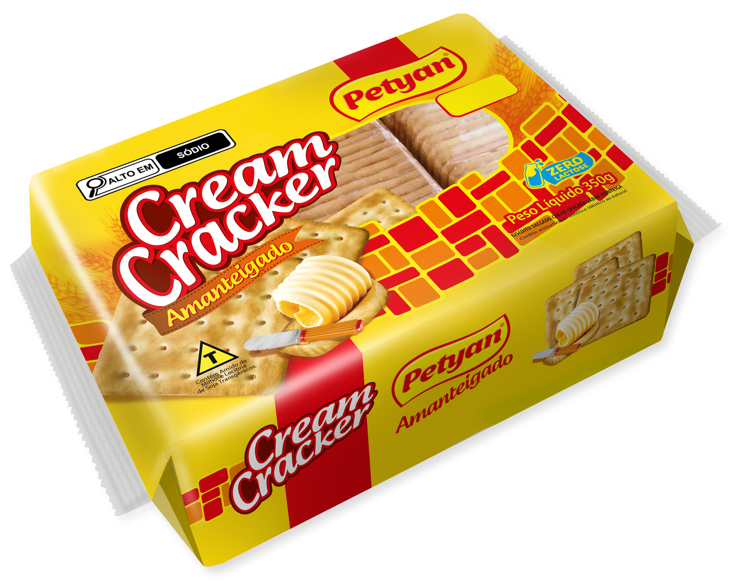 Biscoito Cream Cracker Amanteigado Petyan 350g