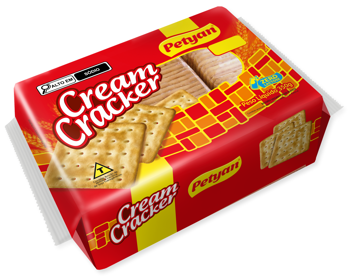 Biscoito Cream Cracker Tradicional Petyan 350g