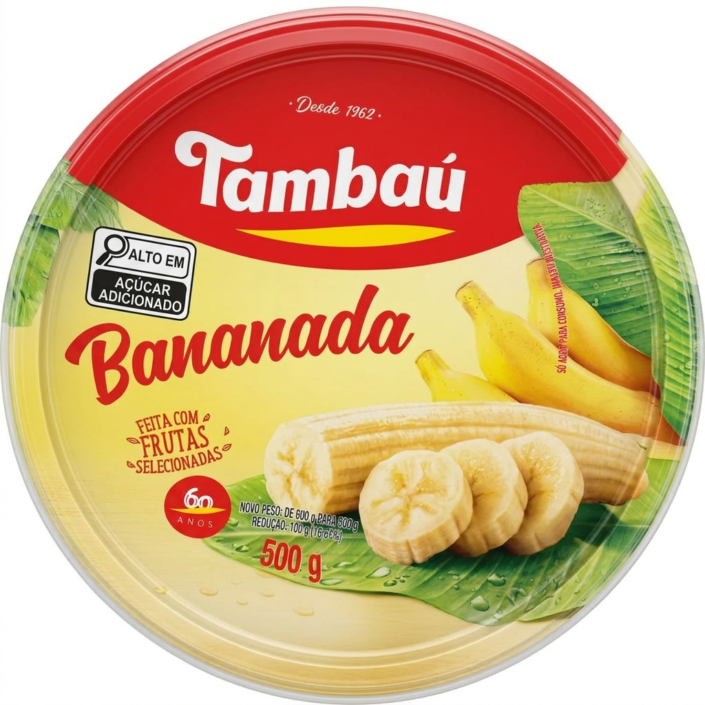 Bananada Tambau Lata 500g