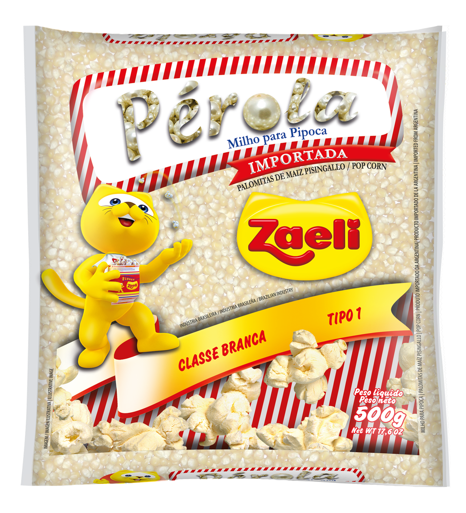 Milho para Pipoca Pérola Zaeli 500g