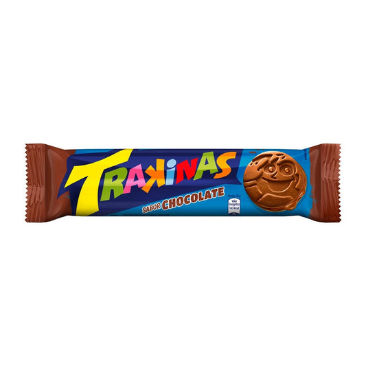 Biscoito Trakinas Chocolate 126g. Biscoitos e Bolachas. Origem Brasil