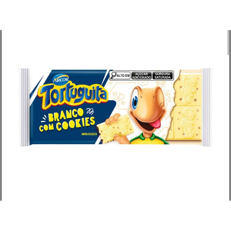Chocolate Tortuguita Arcor Bco.cookies 80g