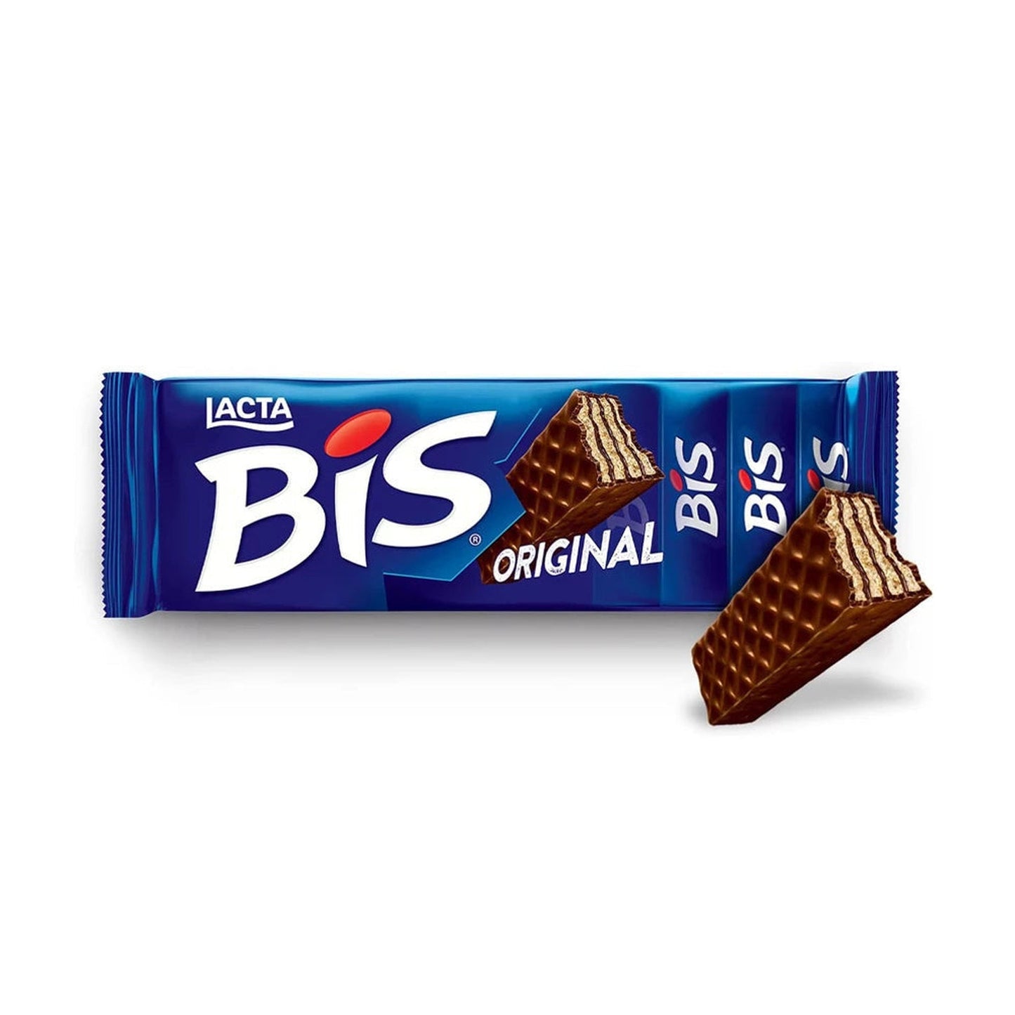 Chocolate Bis Ao Leite 101g sobre fundo branco