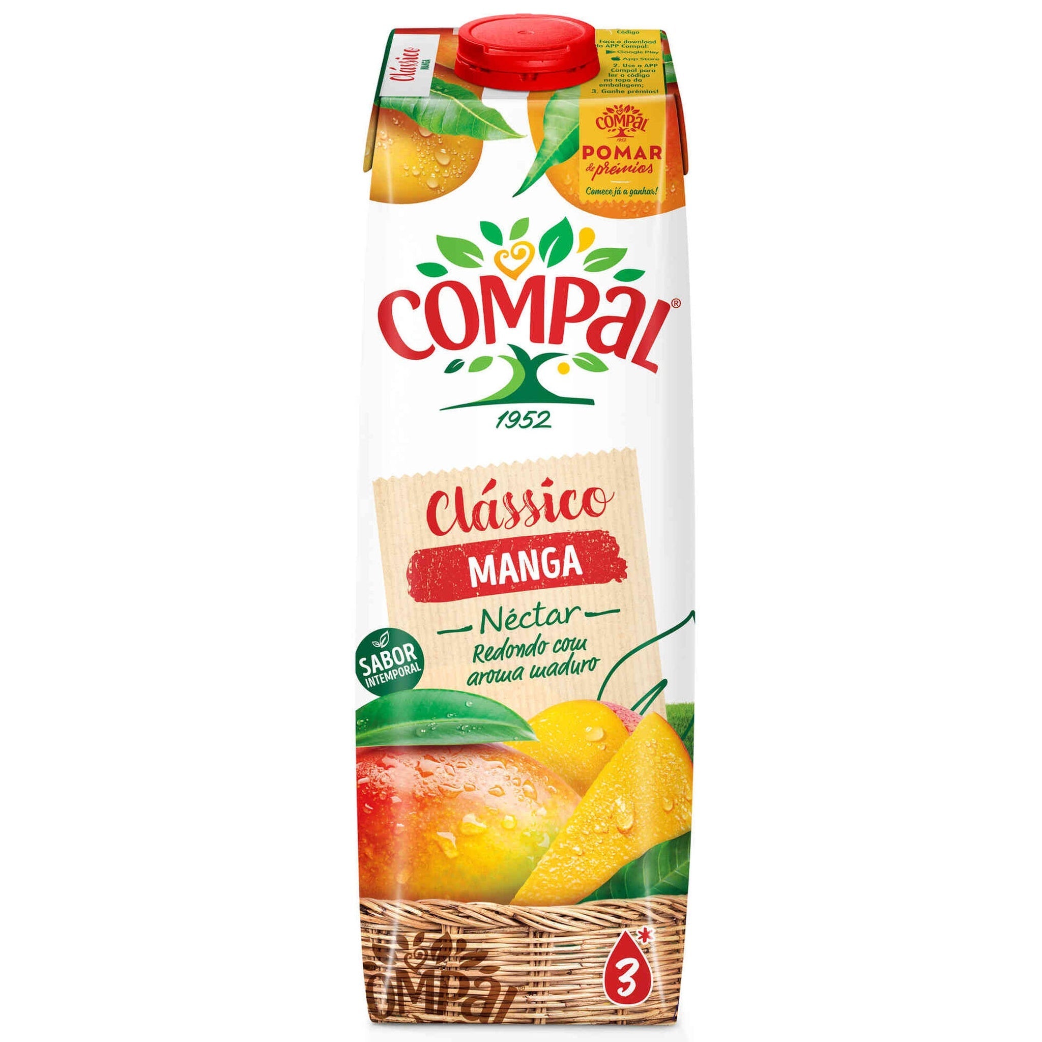 Compal Mango Nectar 1L – Bateu Saudade