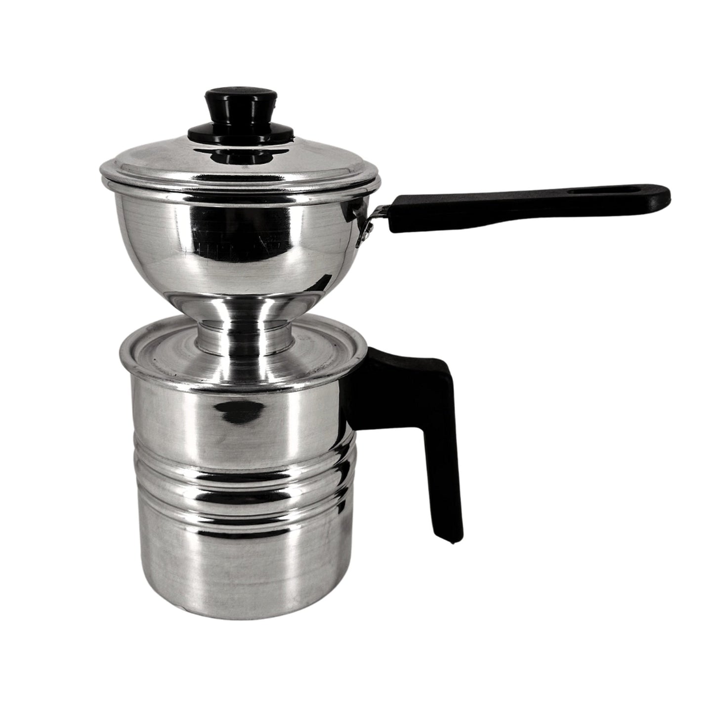 Cuscuzeira Peitinho Alumibom sobre fundo branco