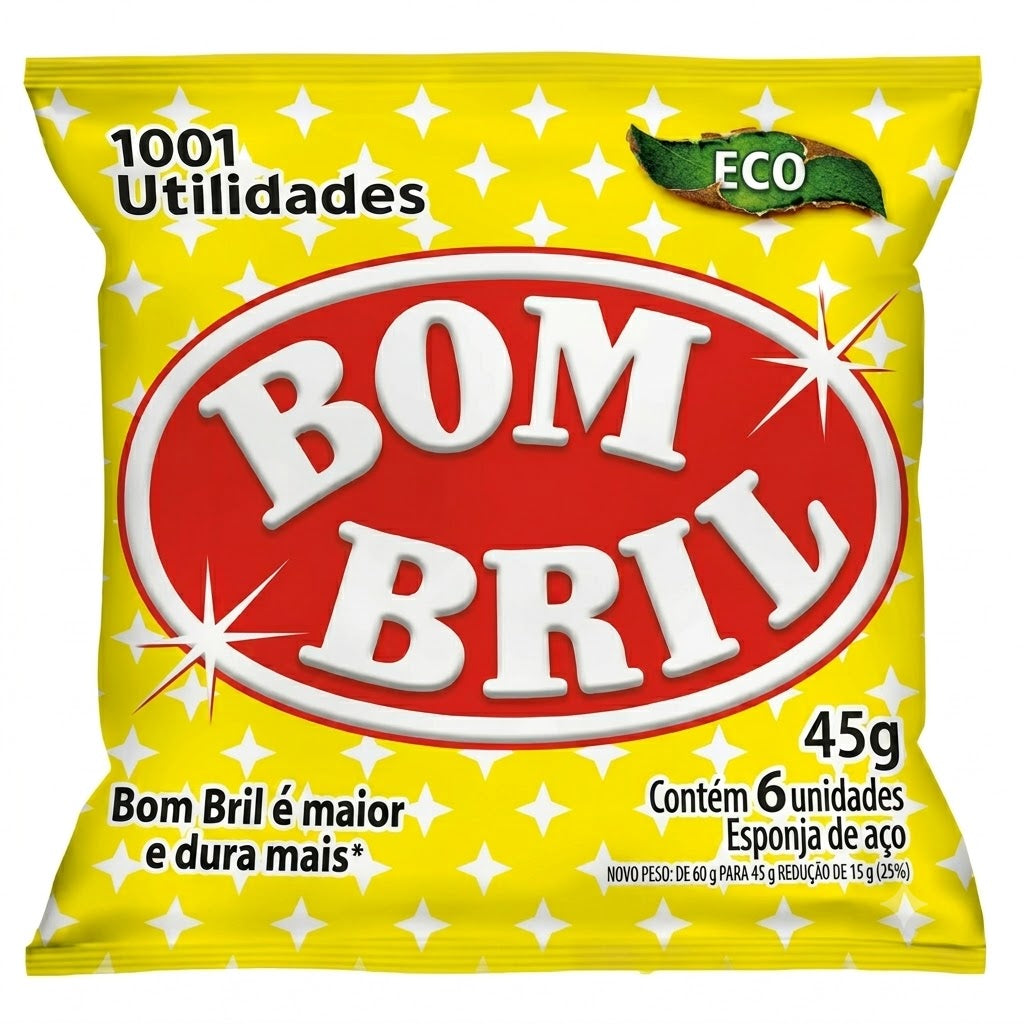 LÃ DE AÇO BOMBRIL 45GR