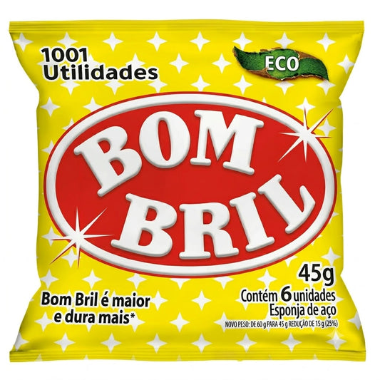 LÃ DE AÇO BOMBRIL 45GR