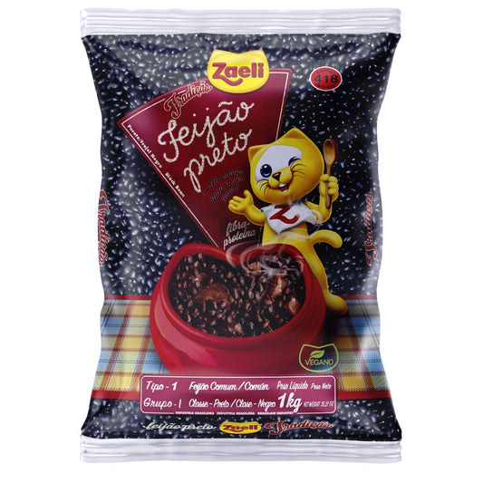 Feijão preto premium para feijoadas e pratos típicos. Sabores do Brasil em Portugal, Espanha e toda a Europa.