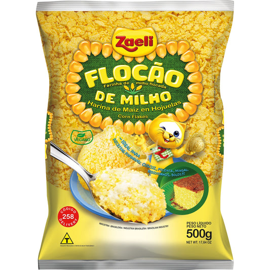 Produto típico das festas juninas, perfeito para curau, canjica ou cuscuz. Sabor do Brasil em Portugal, Espanha e toda a Europa.