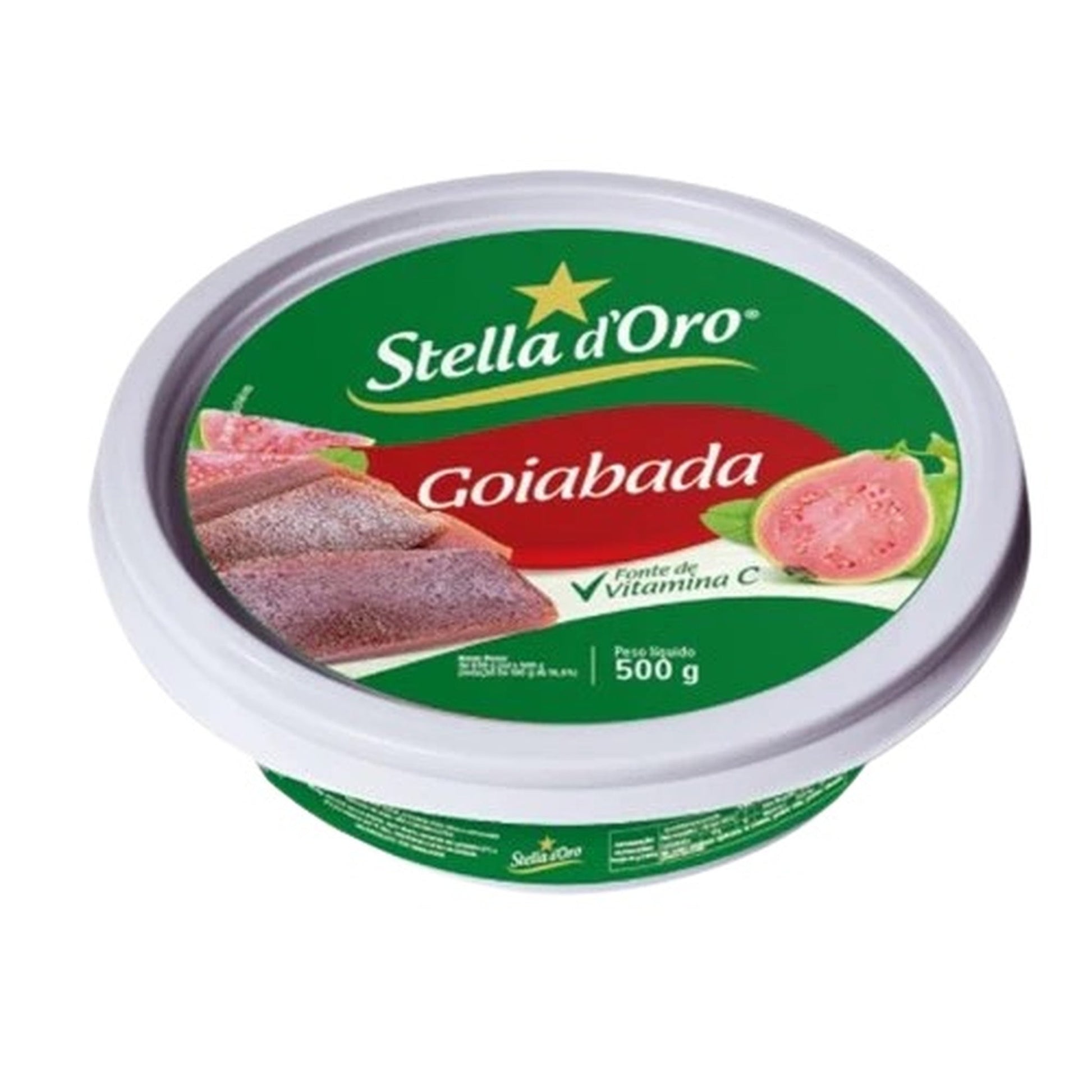 Goiabada Stella d'Oro 500g sobre fundo branco