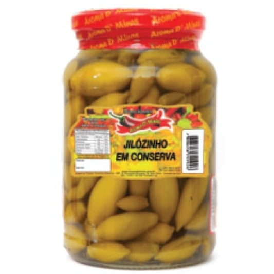 Jiló Aroma De Minas 150g sobre fundo branco