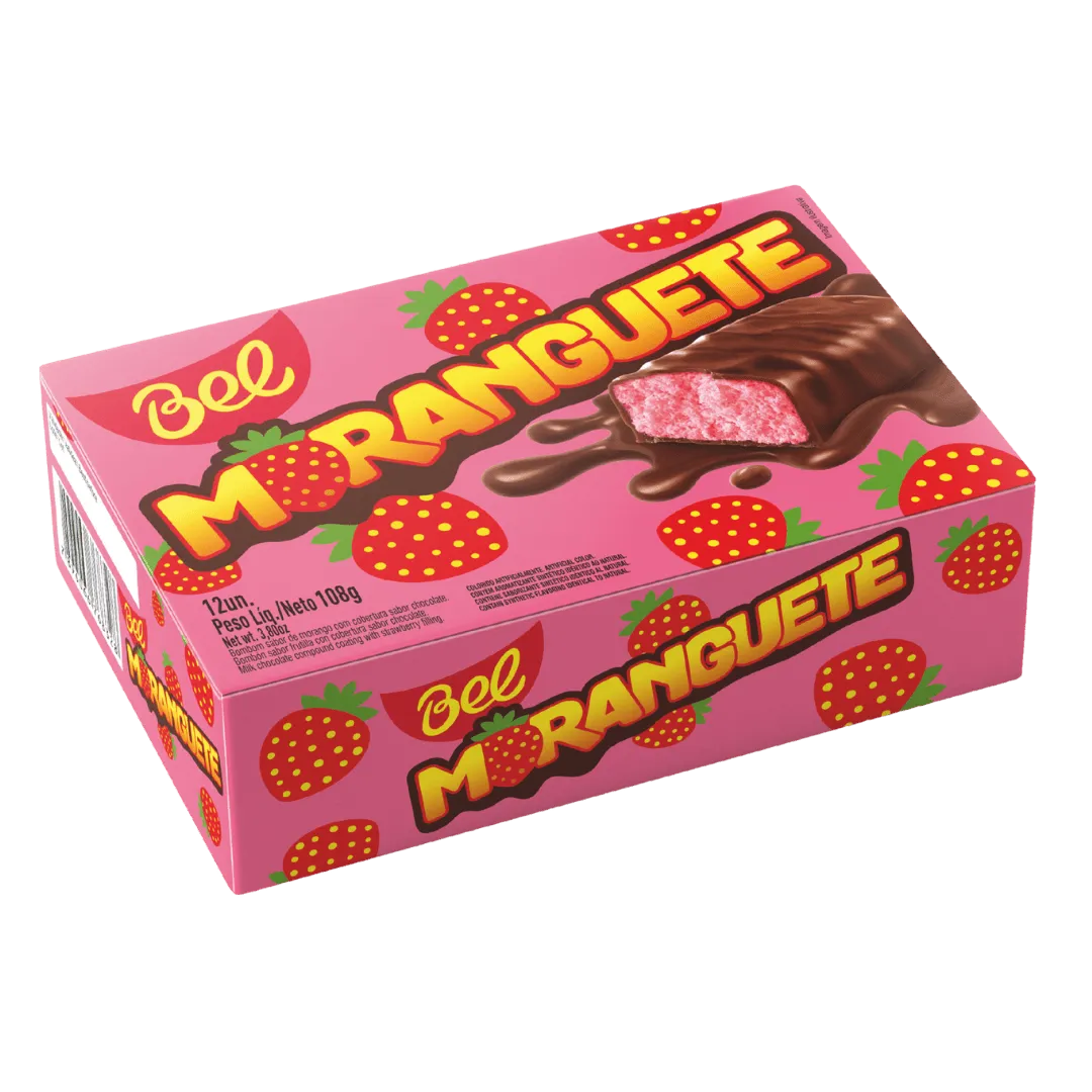 Chocolate Moranguete Bel Caixa com 12un no Display