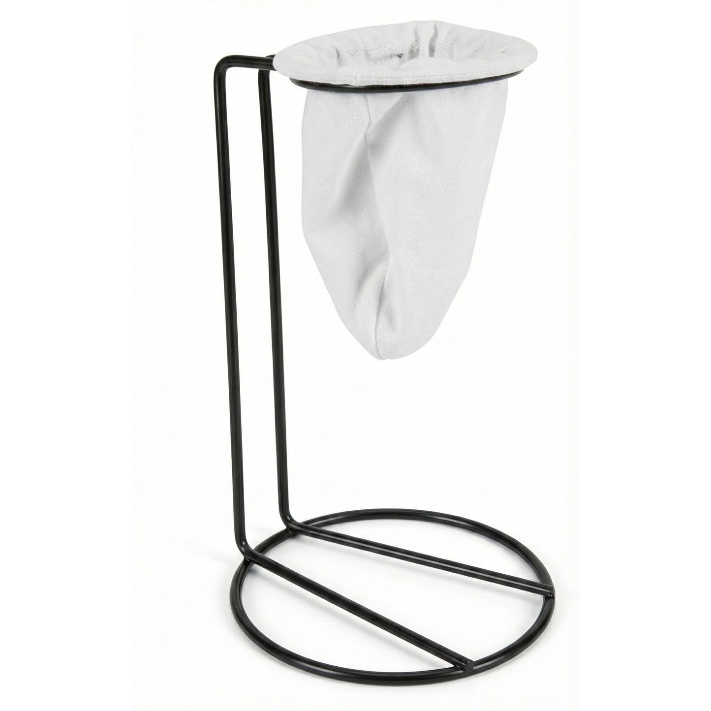 Mini Coador Com Base Aramado S/ Caneca Alumibom sobre fundo branco