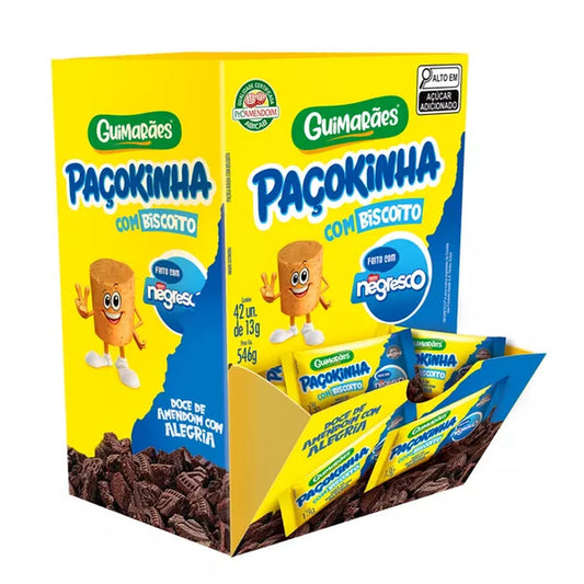 Paçoca de amendoim deliciosa e nostálgica. Tradição junina brasileira agora em Portugal, Espanha e toda a Europa.