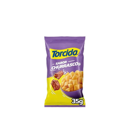 Salgadinho Torcida Churrasco Pepsico 60g. Biscoitos e Bolachas. Origem Brasil