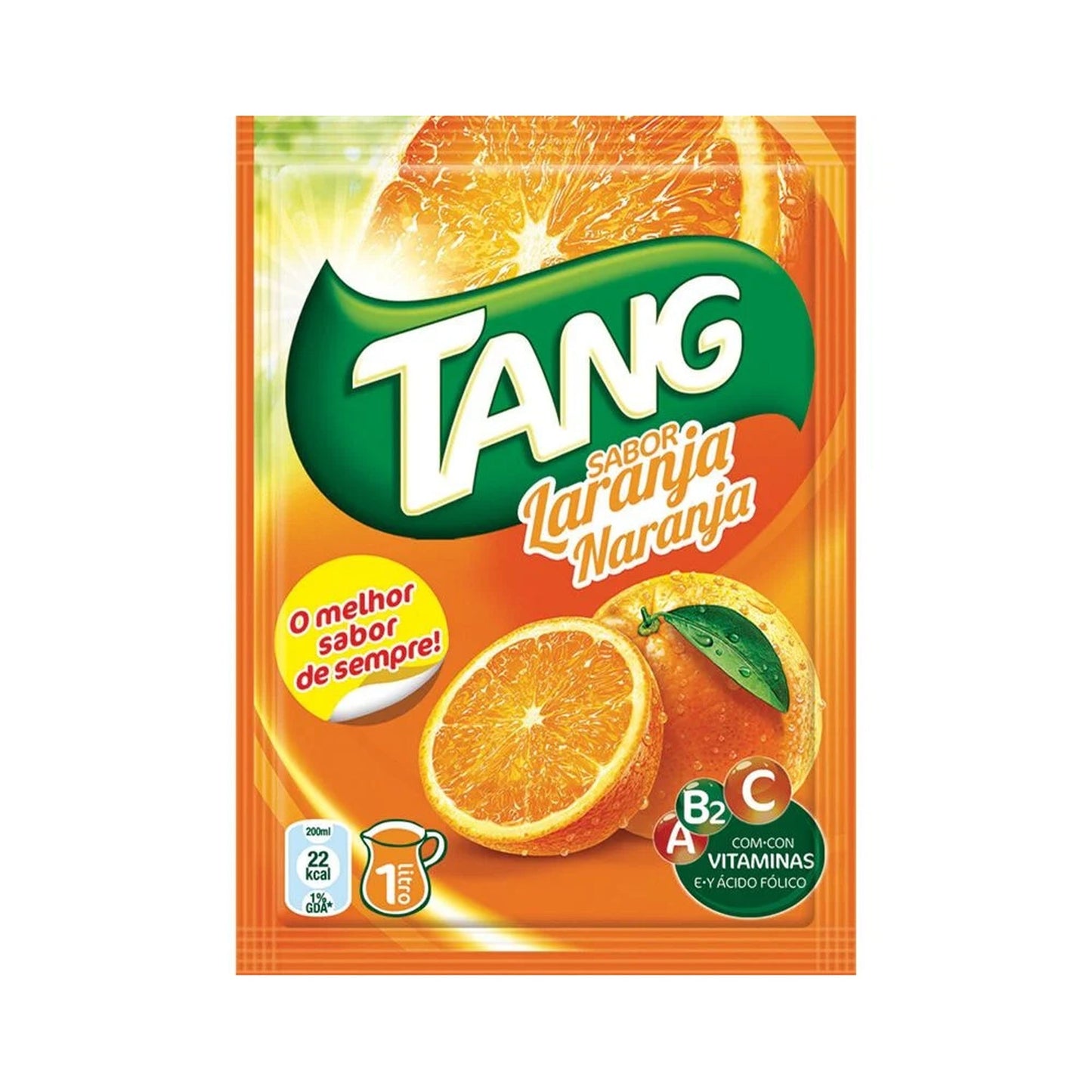 Tang Laranja 30g sobre fundo branco